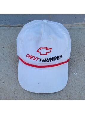 Vintage Chevy Thunder Snapback Hat Cap 90s 0S